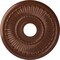 Ekena Millwork Melonie Ceiling Medallion (Fits Canopies up to 6 3/8"), 16"OD x 3 5/8"ID x 3/4"P, Copper Penny CM16MLCPS - alternate 1